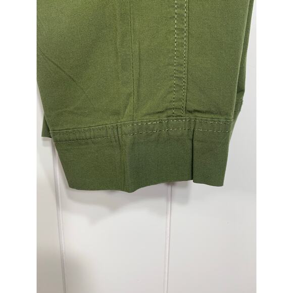 NWT - Style & Co Women’s Straight Leg Green Cargo Mid Rise Pants Size 12 - Picture 4 of 8